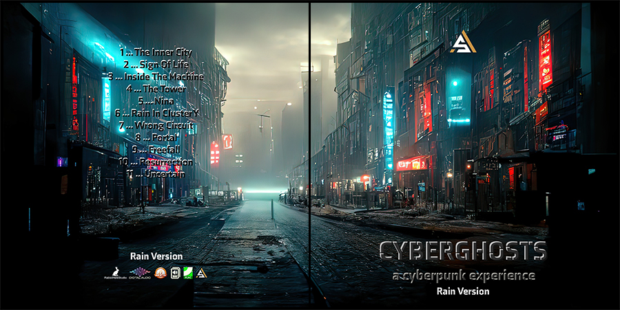 Ambient Studio / Frank Wienands - Cyberghosts Rain Version - Ambient, Cyberpunk, Distopia & Relaxing Music